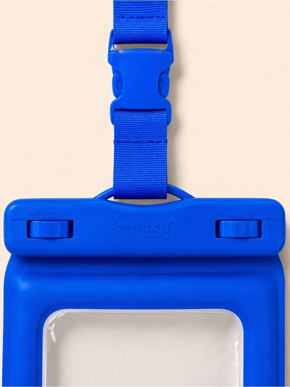 heyday Waterproof Tech Phone Pouch Blue Lanyard Fits Up to 6.7”
